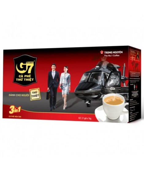 Cà phê hòa tan G7 3in1 - hộp 21 gói Cà phê hòa tan G7 3in1 - hộp 21 gói